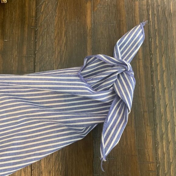 Miley + Molly blue striped shirt size S - Picture 6 of 6